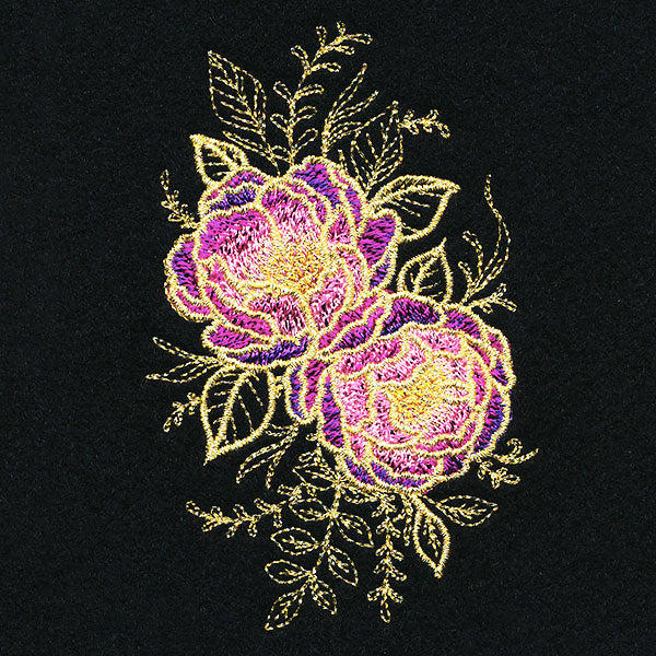 Gilded Peony Spray