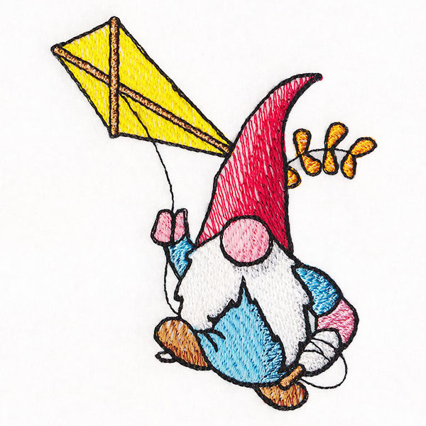 Kite Flying Gnomie Pete