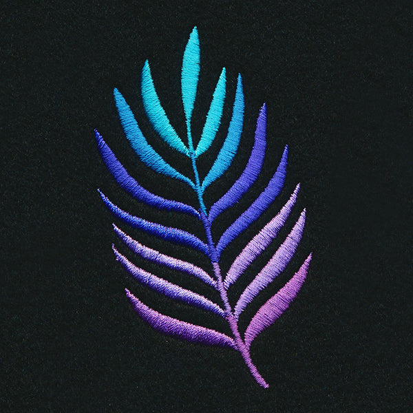 Ombre Tropical Leaves - Palm Frond