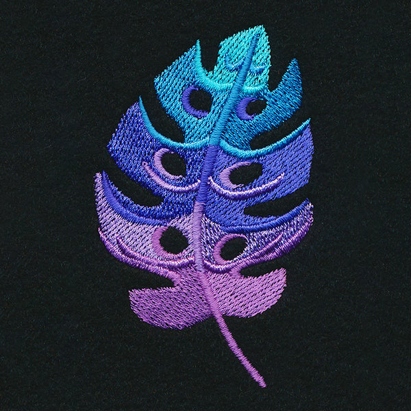 Ombre Tropical Leaves - Monstera