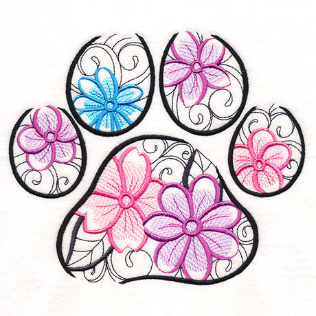 Floral Pawprint