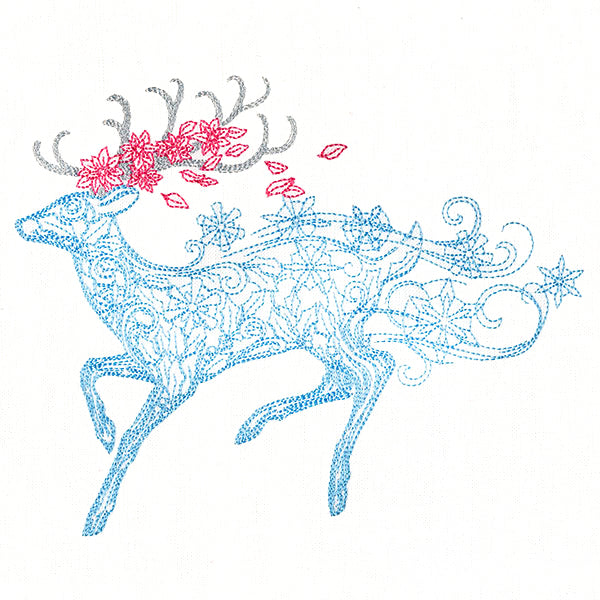 Branching Christmas Reindeer