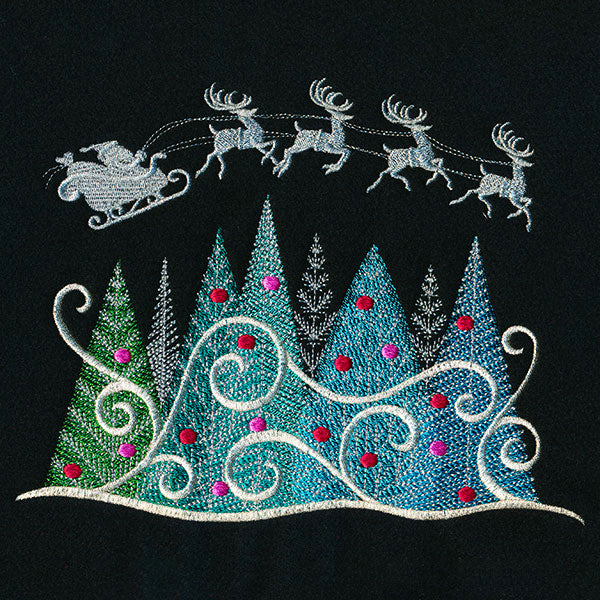 Festive Christmas Forest