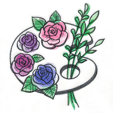 Blooming Paint Palette