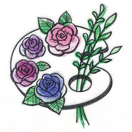 Blooming Paint Palette