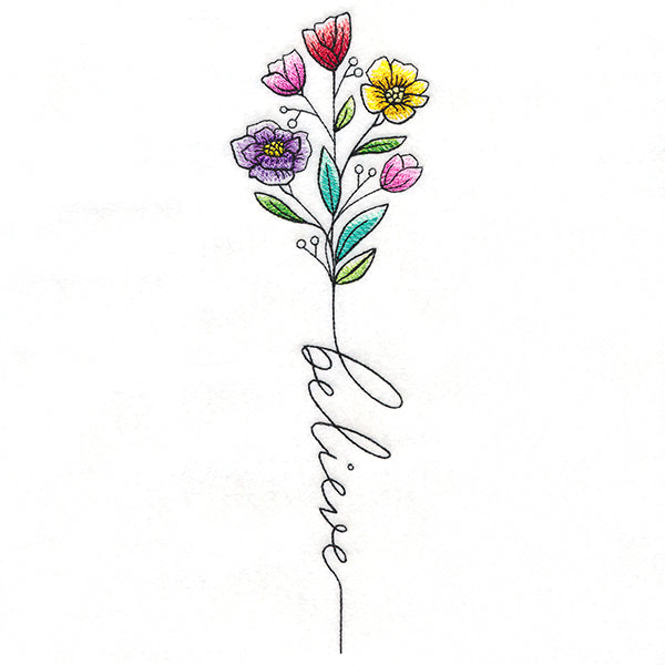 Believe Wildflowers in Bloom