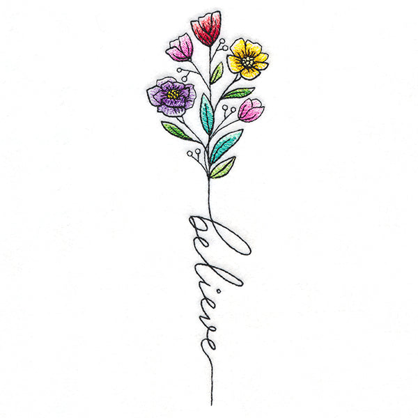 Believe Wildflowers in Bloom