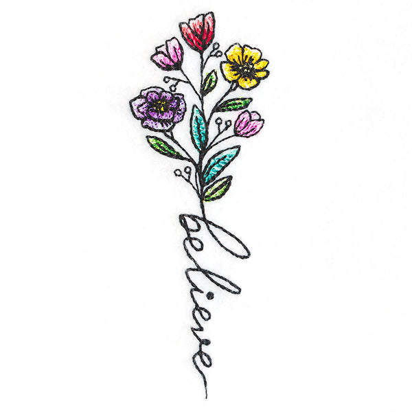 Believe Wildflowers in Bloom