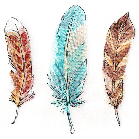 Boho Feather Trio