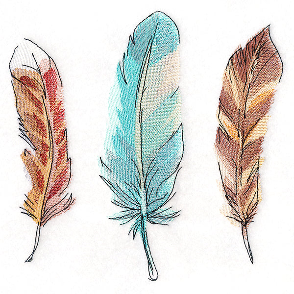 Boho Feather Trio