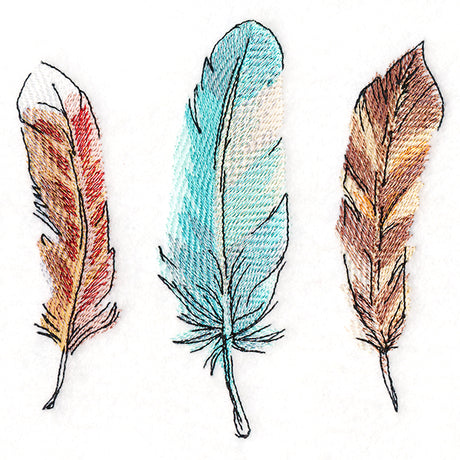 Boho Feather Trio