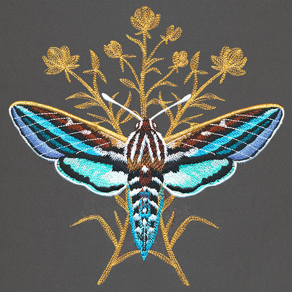 Luminous Moth in Flight