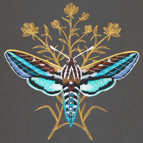 Luminous Moth in Flight