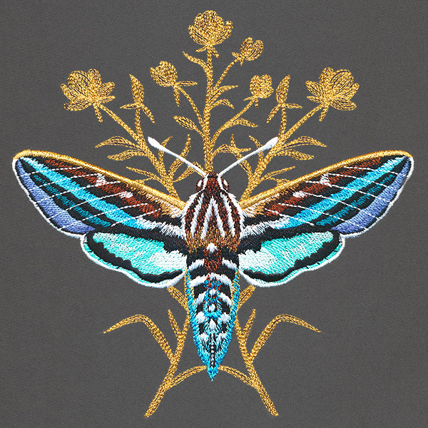 Luminous Moth in Flight