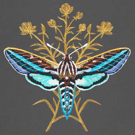 Luminous Moth in Flight