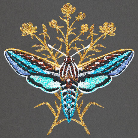 Luminous Moth in Flight