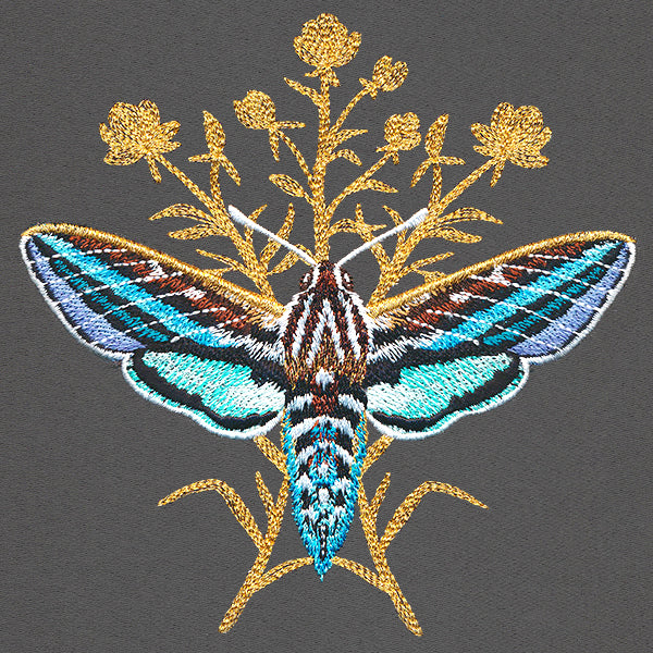 Luminous Moth in Flight