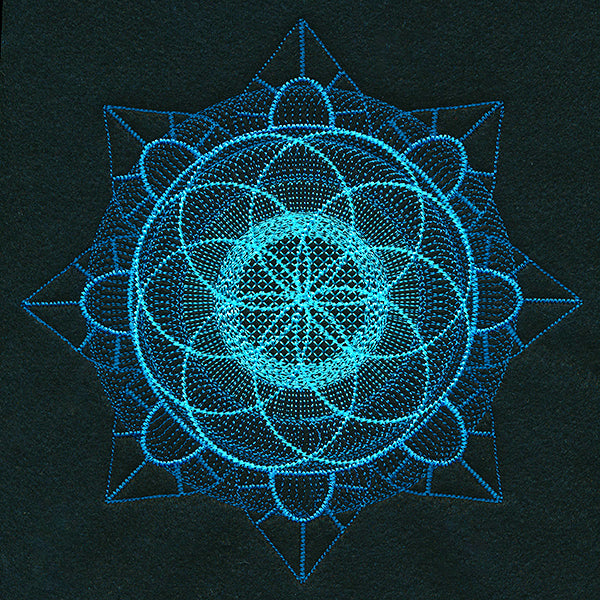 Magnetic Swirls Medallion