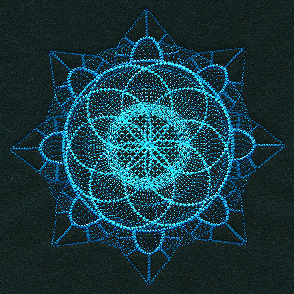 Magnetic Swirls Medallion