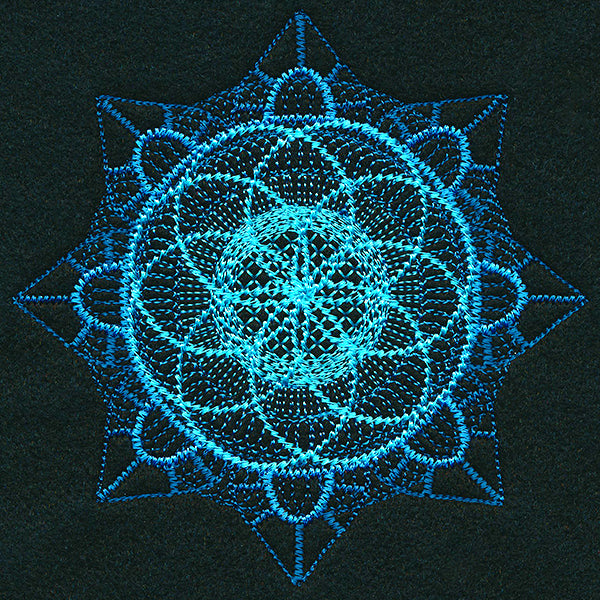 Magnetic Swirls Medallion