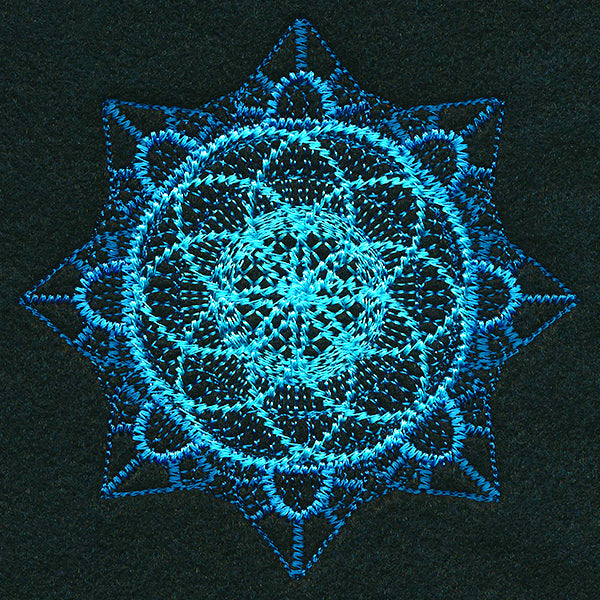 Magnetic Swirls Medallion