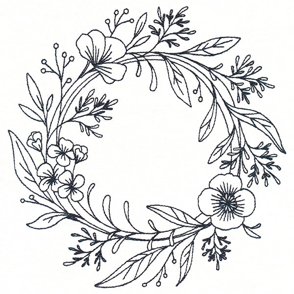Delicate Botanical Wreath