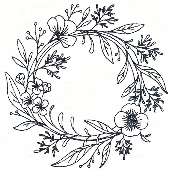 Delicate Botanical Wreath