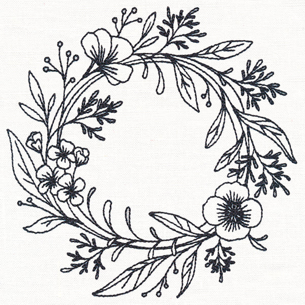 Delicate Botanical Wreath