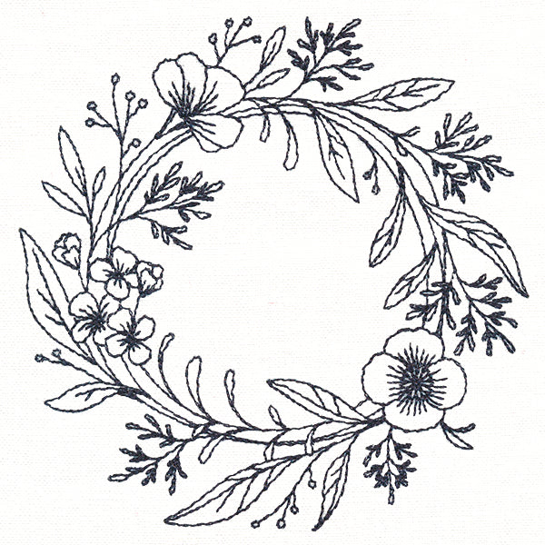 Delicate Botanical Wreath