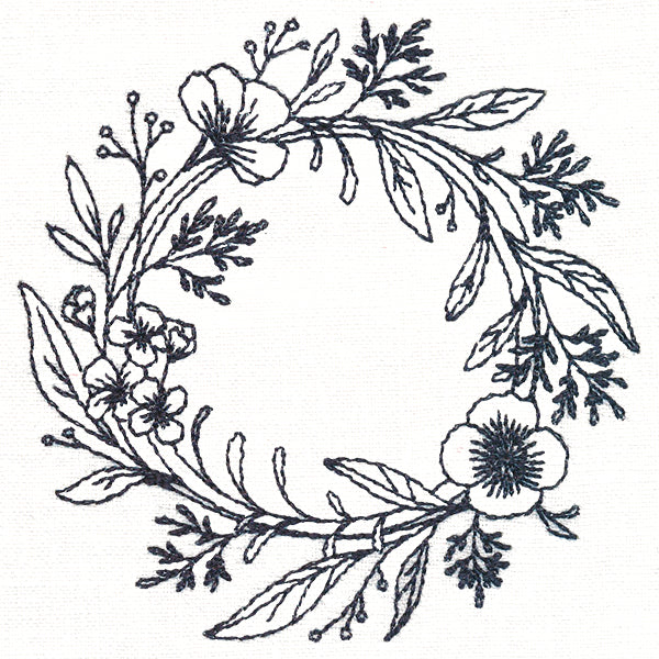 Delicate Botanical Wreath