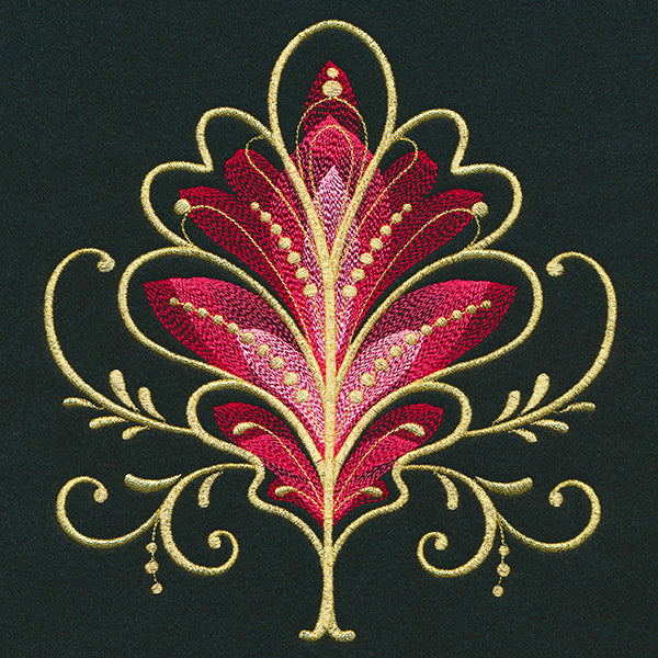 Gilded Mirage Oak Leaf