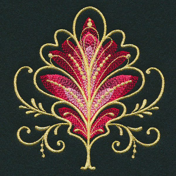 Gilded Mirage Oak Leaf