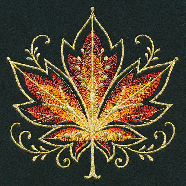 Gilded Mirage Maple Leaf