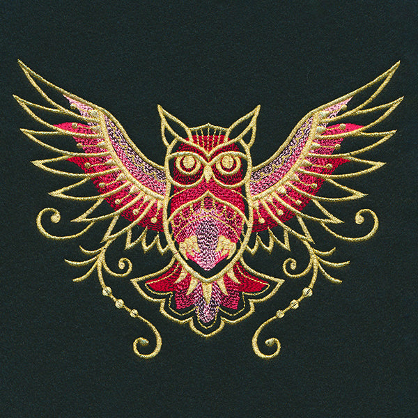 Gilded Mirage Owl