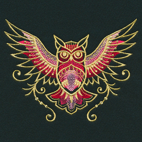 Gilded Mirage Owl