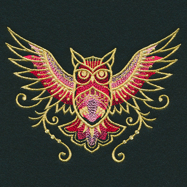 Gilded Mirage Owl