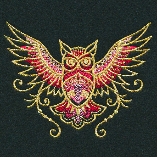 Gilded Mirage Owl