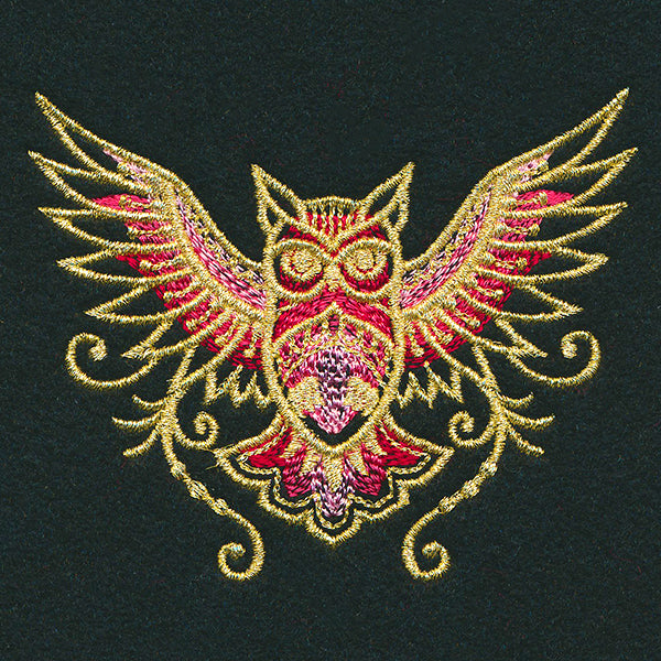Gilded Mirage Owl