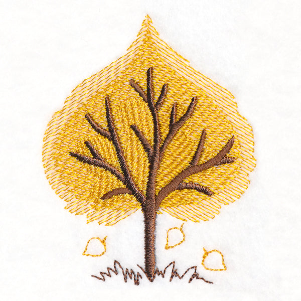 Falling Aspen Leaves