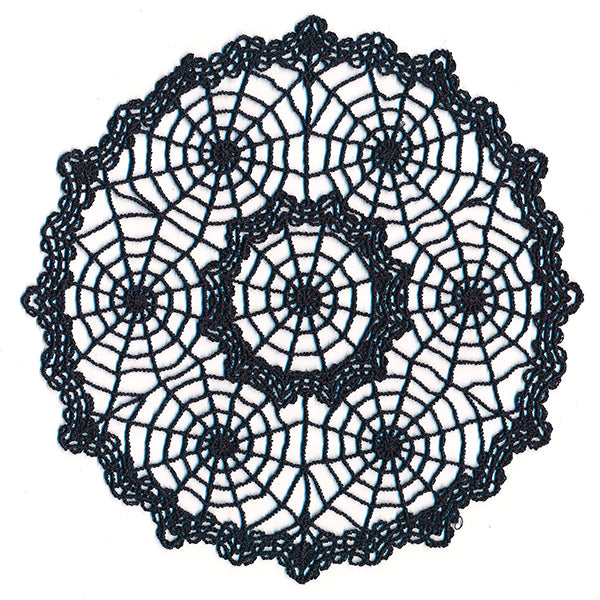 Spooky Spiderweb Doily (Lace)