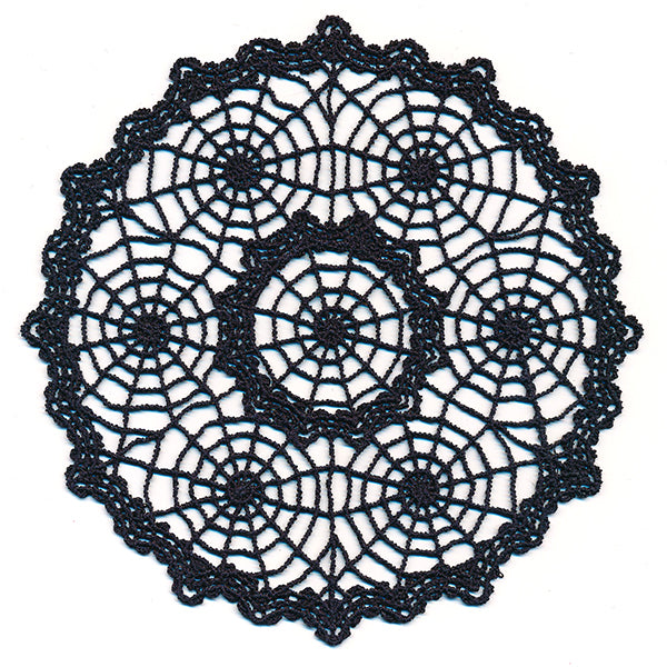 Spooky Spiderweb Doily (Lace)