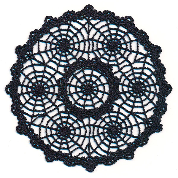 Spooky Spiderweb Doily (Lace)
