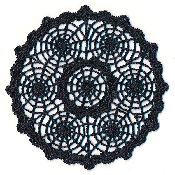Spooky Spiderweb Doily (Lace)