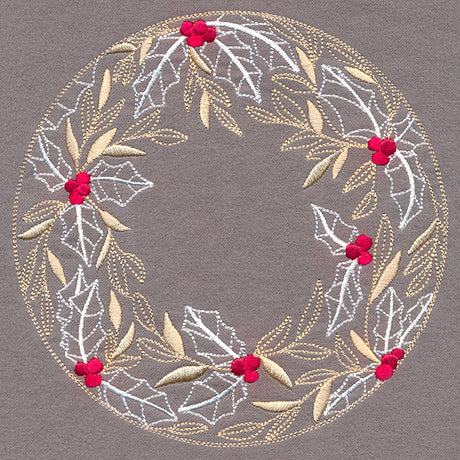 Holly and Berries Wreath