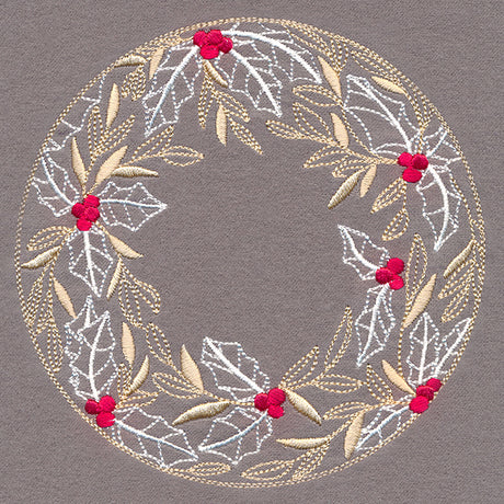 Holly and Berries Wreath
