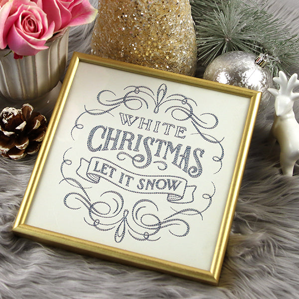 Calligraphic White Christmas