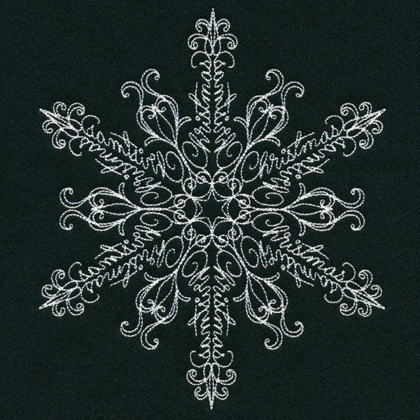 Christmas Script Snowflake