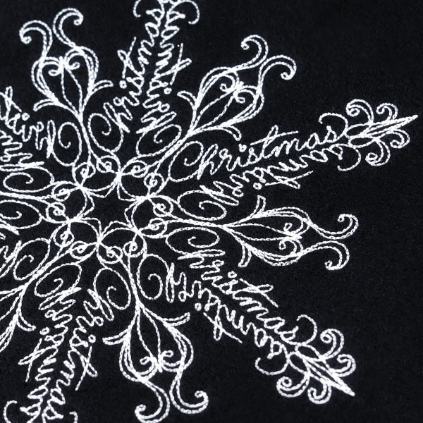 Christmas Script Snowflake