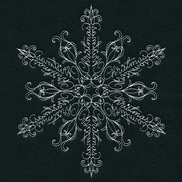 Christmas Script Snowflake