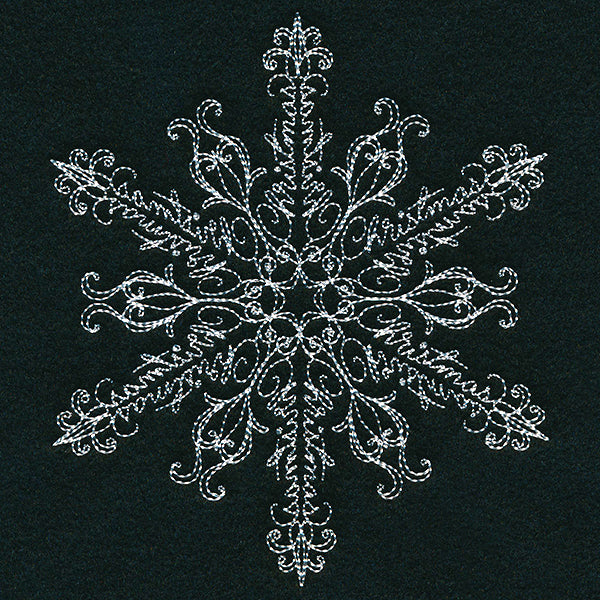 Christmas Script Snowflake
